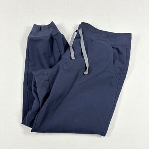 FIGS Womens Jogger Scrub Pants Medical Navy‎ Blue W18SW2005P Large Petite L/P